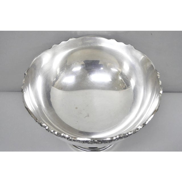 Mid 20th Century f.b. Rogers Victorian Silver Plated Bar Punch Bowl Ice Bucket Champagne Chiller For Sale In Philadelphia - Image 6 of 11