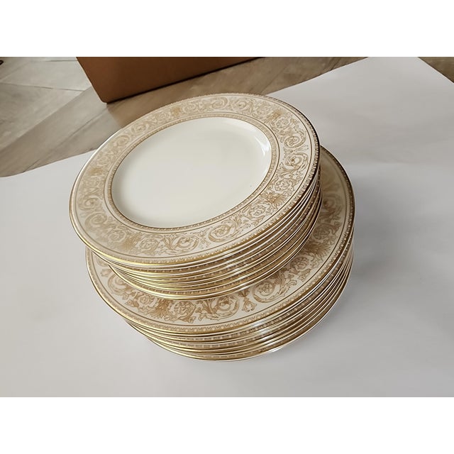 Royal Doulton Sovereign Pattern Plates For Sale - Image 4 of 12