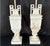 Metal Mid 20th Century Neoclassical Alabaster Table Lamps - a Pair For Sale - Image 7 of 15