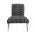 Tribal Mudcloth Black & White Side Chair For Sale