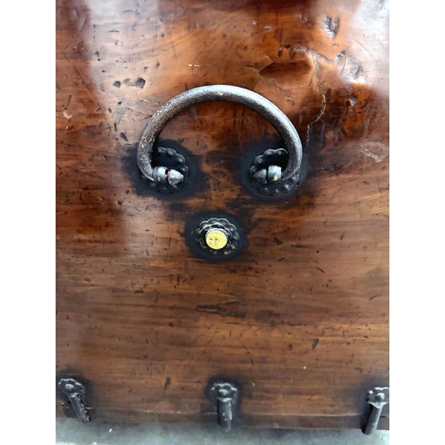 Large Superb Antique Korean Ton-Kwe Chest with Iron Hardware For Sale - Image 17 of 18