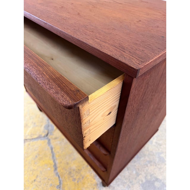 Danish Teak Chest of Drawers For Sale - Image 5 of 11
