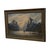 Mid-Century Modern Vintage Signed K. Fjeilberg Mountain Landscape Painting With Sailboats in Gilt Wood Frame Possibly 1930s Norway. For Sale - Image 3 of 10