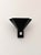 Metal Vintage Wall Sconces in Matte Black Metal, Italy, 1980, Set of 2 For Sale - Image 7 of 7