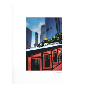 Angel's Flight - Urban Photography Still Life Mixed Media Original Artwork by Pete Kasprzak