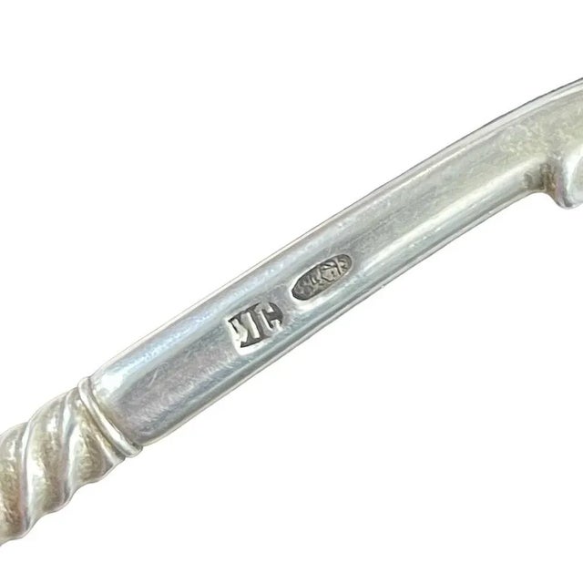 20th Century Russian Silver & Enamel Spoon by Ivan Saltikov, 1900s For Sale - Image 4 of 5