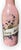 Victorian Glass Antique Barber Bottle Hand Painted Flowers For Sale - Image 4 of 16