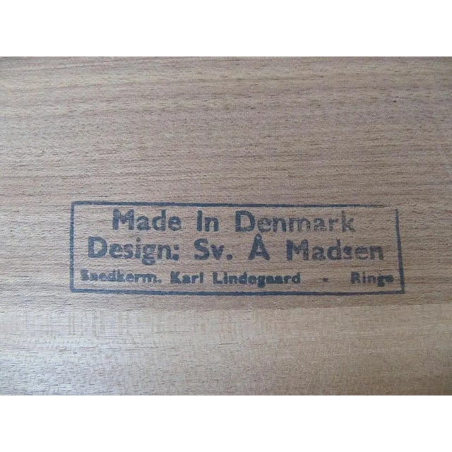Danish Nesting Tables in Teak by Svend A. Madsen for Karl Lindegaard Denmark, 1960s, Set of 3 For Sale - Image 6 of 7