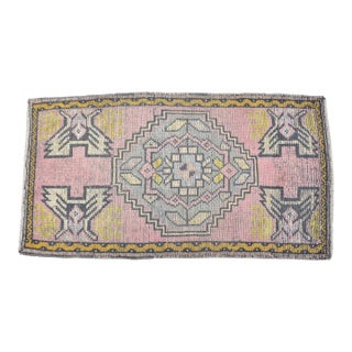 Mid 20th Century Small Oushak Anatolian Carpet For Sale