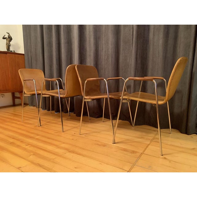 Animal Skin Dining Chairs, Italy, 1960s, Set of 4 For Sale - Image 7 of 18