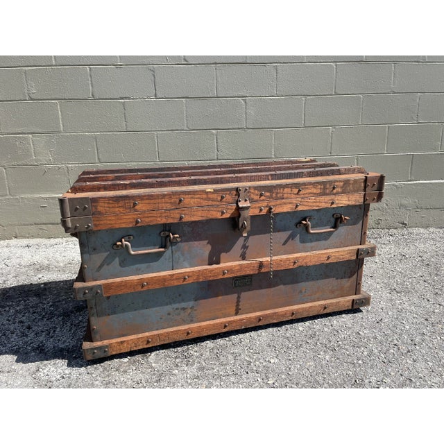 Late 1800’s Vanderman Stagecoach Strong Box For Sale - Image 13 of 13