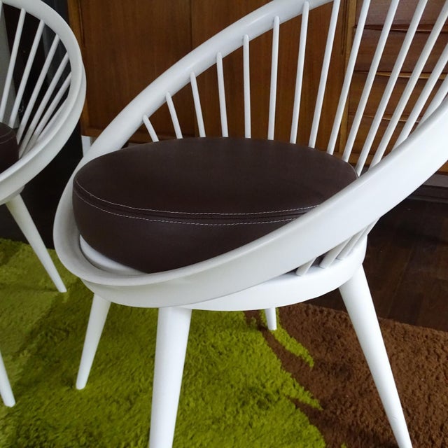 Scandinavian Ellipse Armchairs from Swedese, Set of 2 For Sale - Image 6 of 15