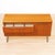 Brown Mid Century Teak Sideboard Cabinet on Hairpin Legs For Sale - Image 8 of 8