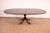 Wood Stickley Georgian Mahogany Pedestal Extension Dining Table, Newly Refinished For Sale - Image 7 of 16