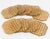 Contemporary 1970s Christian Dior Collection Lucite and Rattan Cocktail Coasters Set - 9 pieces For Sale - Image 3 of 10