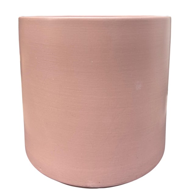 Large 60s Gainey Planter in Matte Dusty Rose Pink Glaze For Sale In Los Angeles - Image 6 of 9