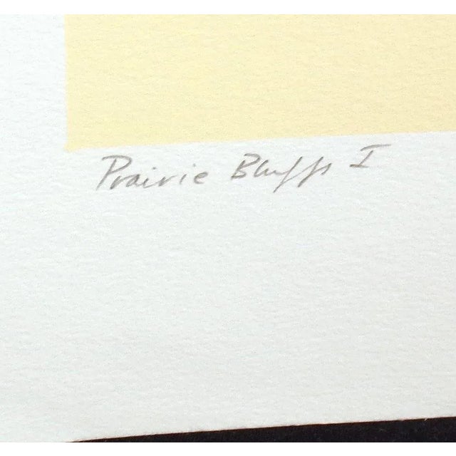 Impressionist 1980s Jim Boutwell "Prairie Bluffs I" Hand Signed Fine Art Serigraph For Sale - Image 3 of 7