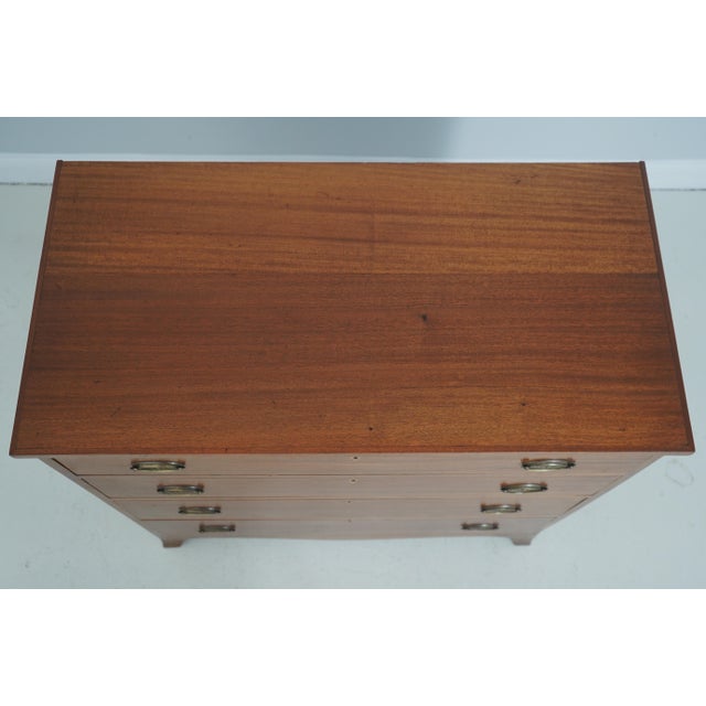 Bench Made Federal Style Mahogany Inlaid Chest For Sale In Philadelphia - Image 6 of 16