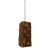 1960s Vintage Rock Candy Spaghetti Rectangular Hanging Swag Light For Sale