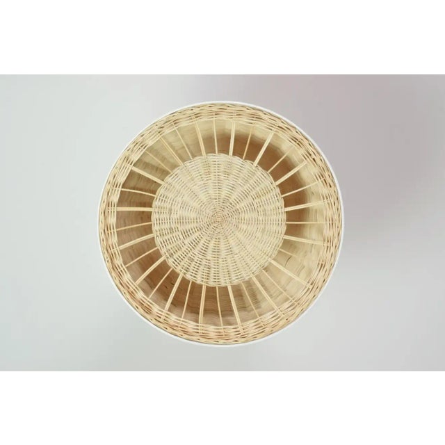 Wood Caeli-W Monumental Steel Rattan Pendant Light, Flow Collection For Sale - Image 7 of 10