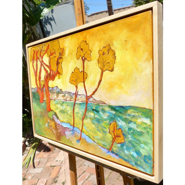 Contemporary 1966"Santa Barbara Sunset" Oil Painting - Martha Holden For Sale - Image 3 of 10