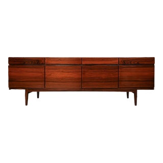 1960s Faarup Mobler Rosewood Credenza Designed by Ib Kofod-Larsen Sideboard Model Fa-66 Danish Modern For Sale