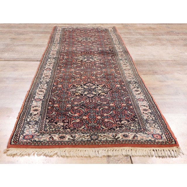 Vintage Indian Bijar Rug Runner, 02'07 X 09'11 For Sale - Image 9 of 10