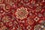 1990's Floral Pak-Persian Red/Green Wool Rug - 10'0'' X 14'3'' For Sale - Image 4 of 9