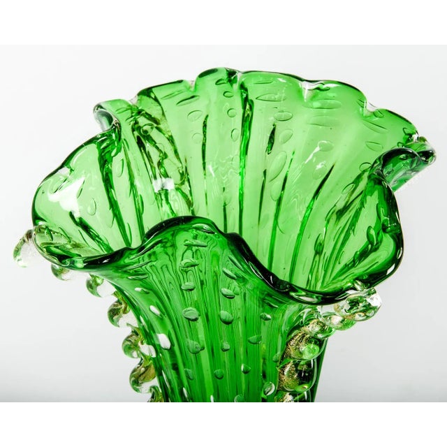 Late 20th Century Vintage Murano Glass Vase For Sale - Image 5 of 10