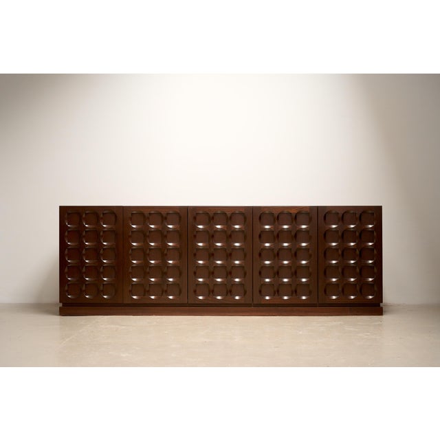 Brutalist Brutalist Sideboard attributed to Frans Defour, Belgium, 1970s For Sale - Image 3 of 18