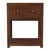 Spritely Home Accent Furniture Nora 21 in. W Rectangular Wood 1 Drawer Small Nightstand with Lower Open Shelf, Walnut For Sale - Image 4 of 8