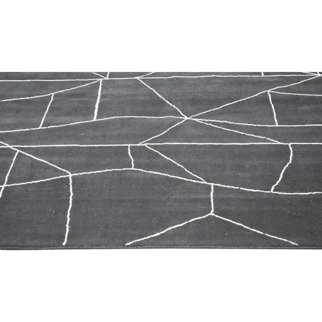 Moroccan Beni Ourain Professional Hand Knotted Wool Rug, 8'2 X 10 For Sale - Image 4 of 4