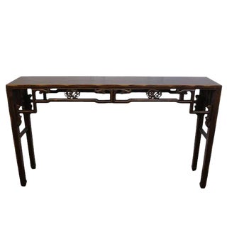 Carved Console Table For Sale