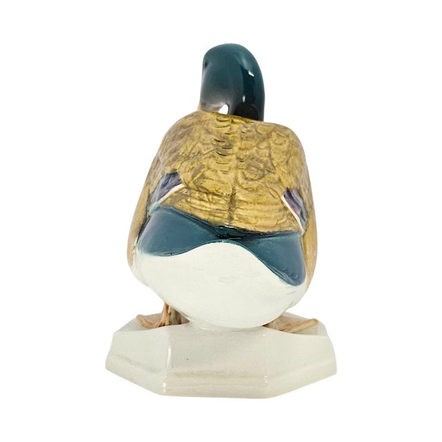 Mid-Century Beswick Model 817 Squatting Mallard Drake by Mr. Watkin For Sale - Image 4 of 10