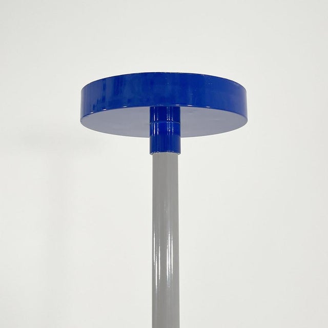 Beam Floor Lamp by Ettore Sottsass for Bieffeplast, 1980s, in Good conditions. Designed 1980 to 1989 This piece has an...