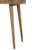 Light Oak-Finish Mango Wood Curved Console Table For Sale - Image 4 of 8