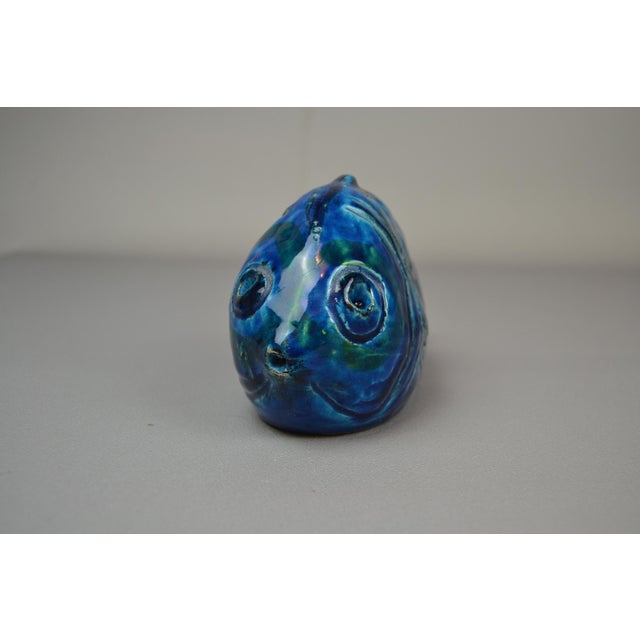 1960s Rimini Blu Fish Figurine by Aldo Londi for Bitossi, 1960s For Sale - Image 5 of 12