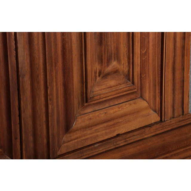 Antique Wave Cabinet in Oak, 1750 For Sale - Image 12 of 18