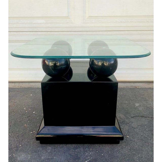 Postmodern Spheres Side Table For Sale In Los Angeles - Image 6 of 8