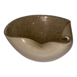 Theodore Alexander Murano Modern Copper Metallic Art Glass Bowl