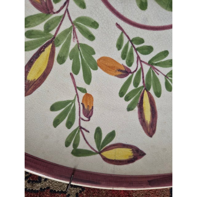 Large Vintage Wall Plate, 1950s For Sale - Image 7 of 11