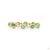 Metal 3.14 Carat Round Brilliant Cut Diamond Emerald Gold Bracelet For Sale - Image 7 of 9