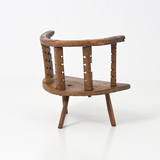 Folk Art Side Chair For Sale - Image 11 of 18