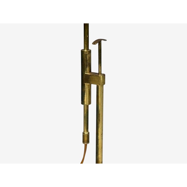 1960s Falkenbergs Belysning, Adjustable Floor Lamp, Brass, Bamboo, Sweden For Sale - Image 14 of 16