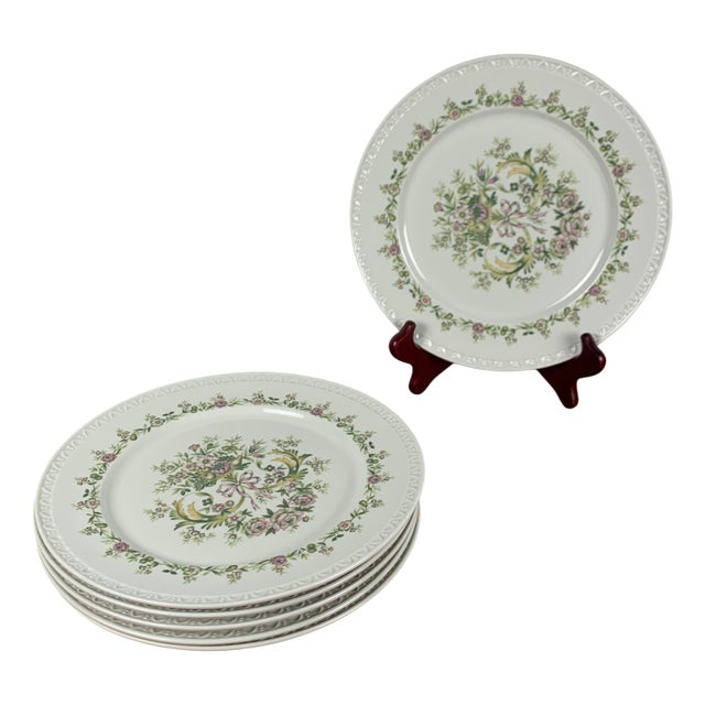 Trianon Flat Plates from Villeroy & Boch, Set of 6 For Sale