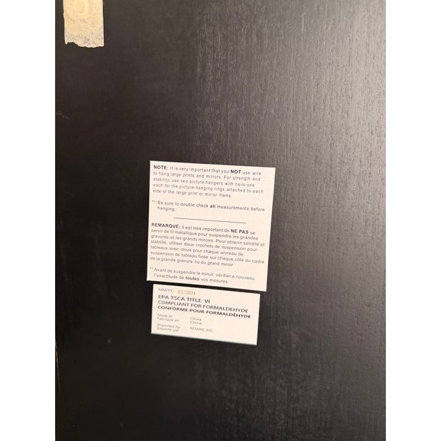 Renwil Inc. Glass Floor Length Mirror For Sale - Image 4 of 4