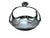Antique Art Nouveau Pewter Tulip Basket Floral Embossed Design Decorative Handle For Sale - Image 4 of 8