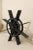 Black Water Wheel Decoration of Ebonized Jackwood From Kerala, India For Sale - Image 8 of 10