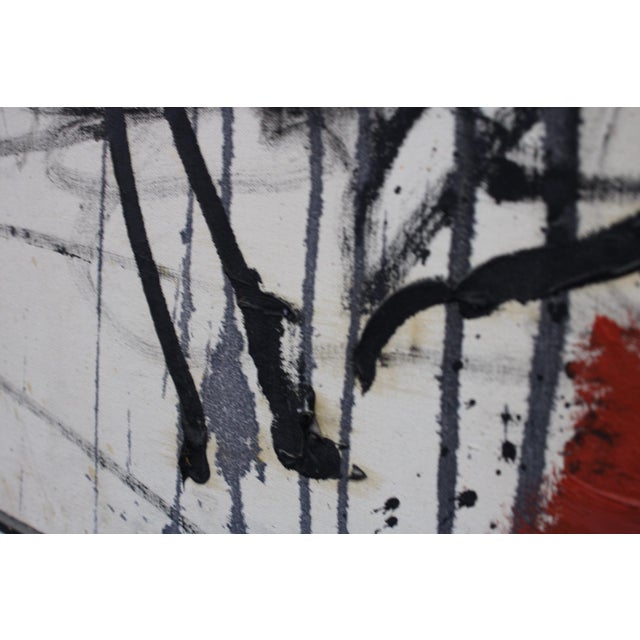 1960s Untitled Abstract on Canvas by Phil Lewis For Sale In Los Angeles - Image 6 of 10