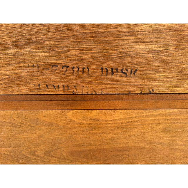 Pennsylvania House Flip Top Vintage Desk For Sale - Image 12 of 14